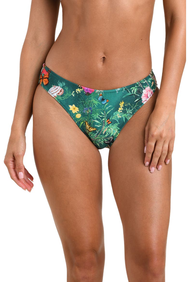 Nicole Chardona Bikini Bottoms, Main, color, GREEN MULTI