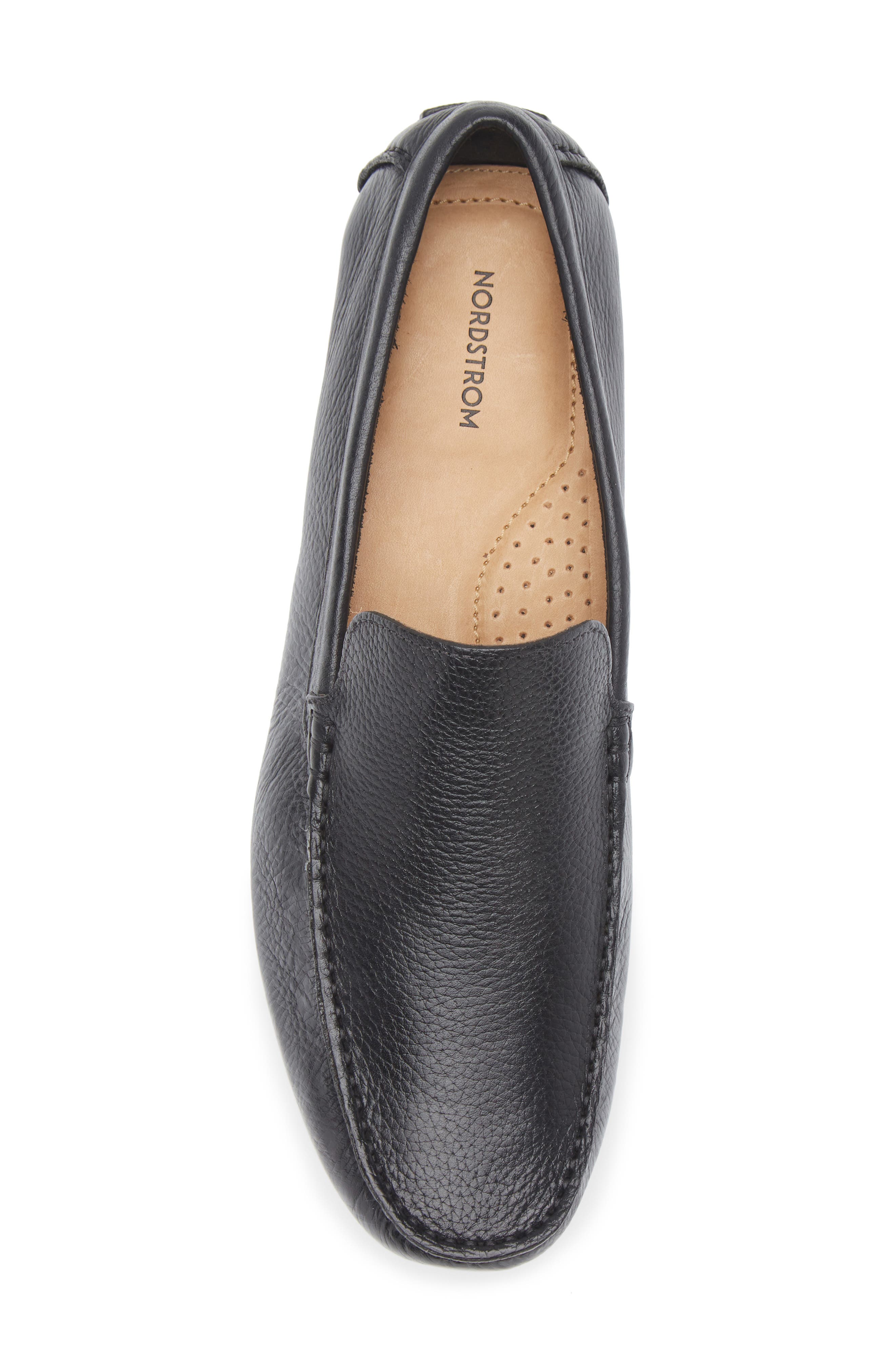 Nordstrom Pierson Venetian Driving Loafer, Alternate, color, Black