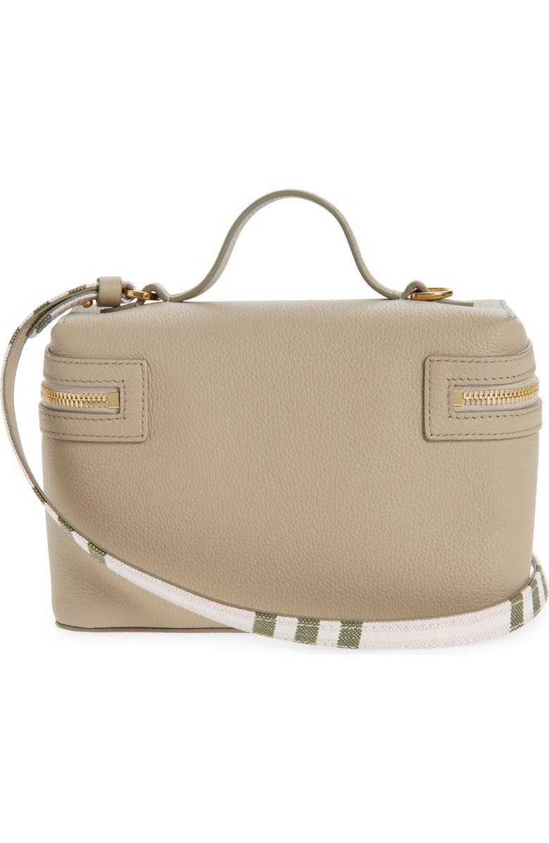 Burberry Bloomsbury Leather Vanity Bag, Alternate, color, Mushroom/ Mallow Pink