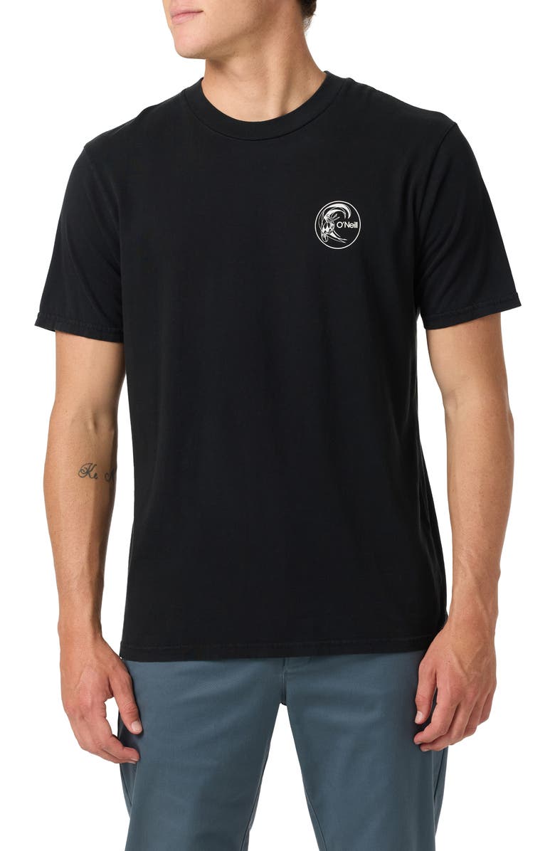 O'Neill OG Catamaran Graphic T-Shirt, Main, color, Black