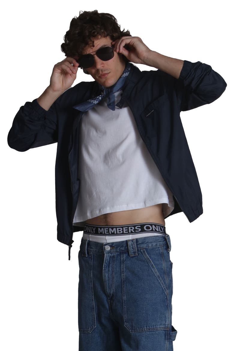Men's Windbreaker Packable Jacket, Alternate, color, Navy
