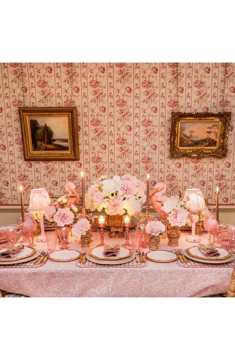 Mrs. Alice Pink Gisele Candle Holders, Alternate, color, Pink