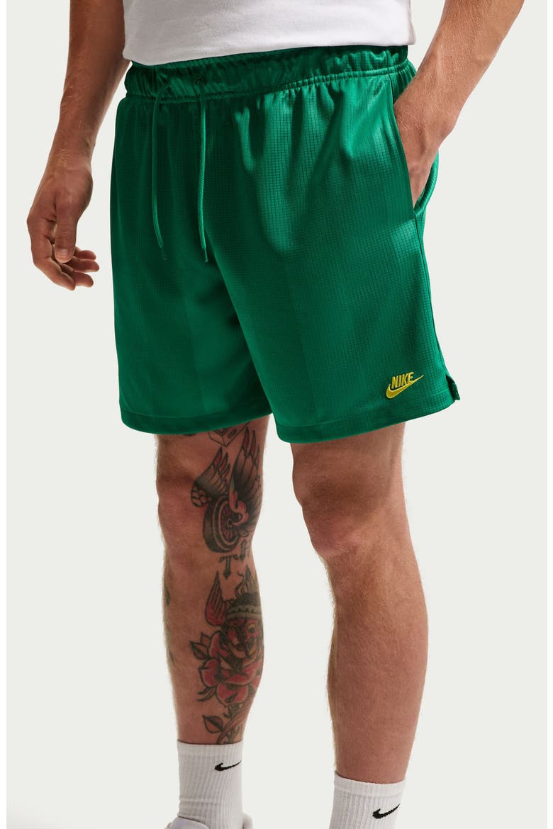 Club Flow Drawstring Shorts, Alternate, color, MALACHITE/ LIGHTENING
