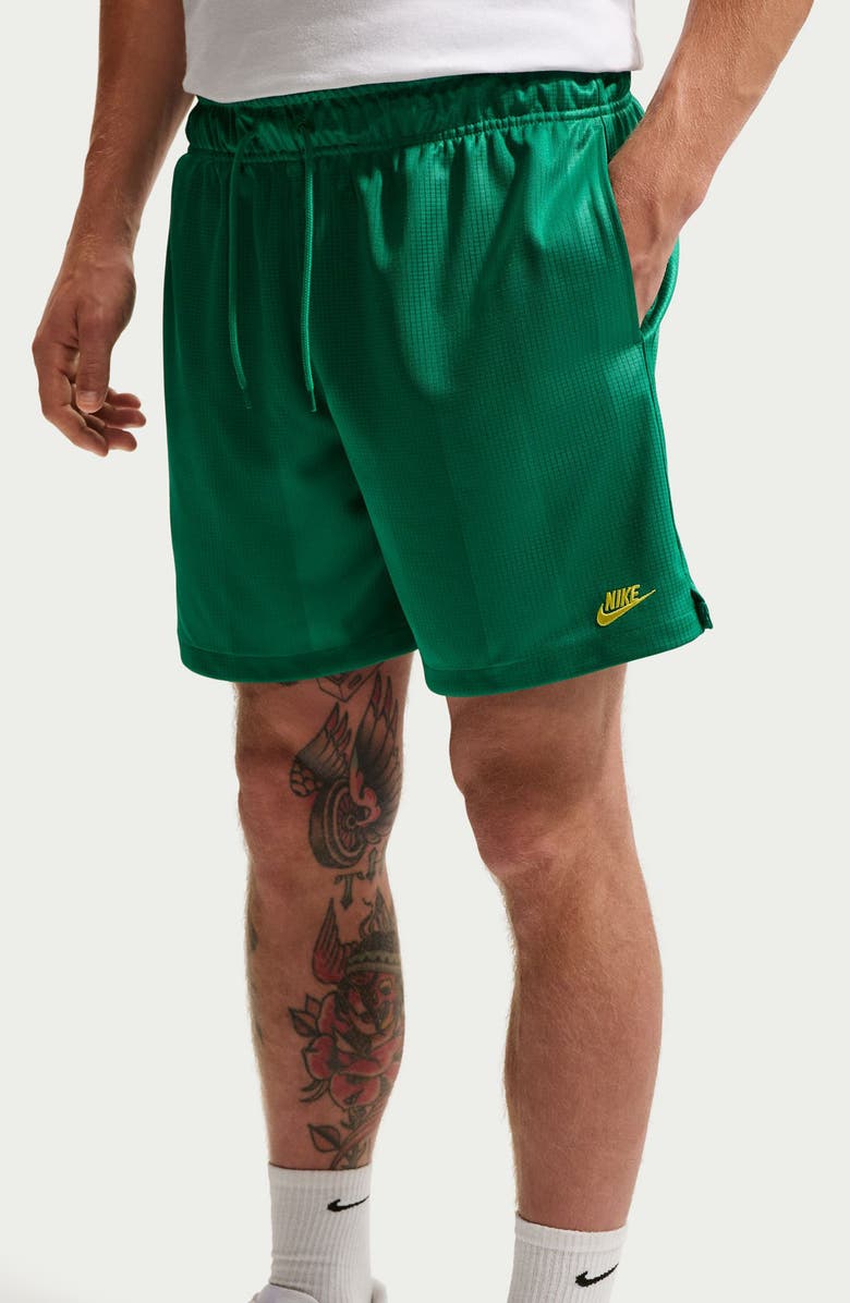 Nike Club Flow Drawstring Shorts, Alternate, color, Malachite/ Lightening