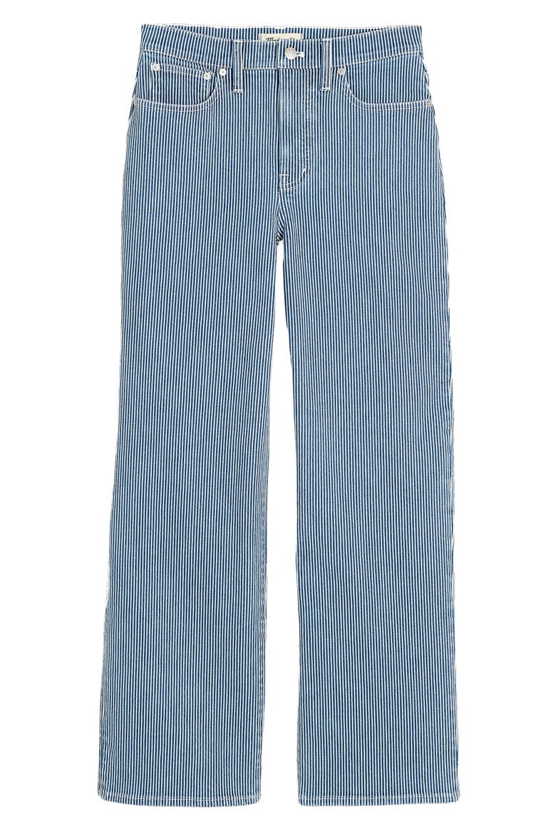 The Perfect Vintage Wide Leg Crop Jeans, Alternate, color, INDIGO RAILROAD