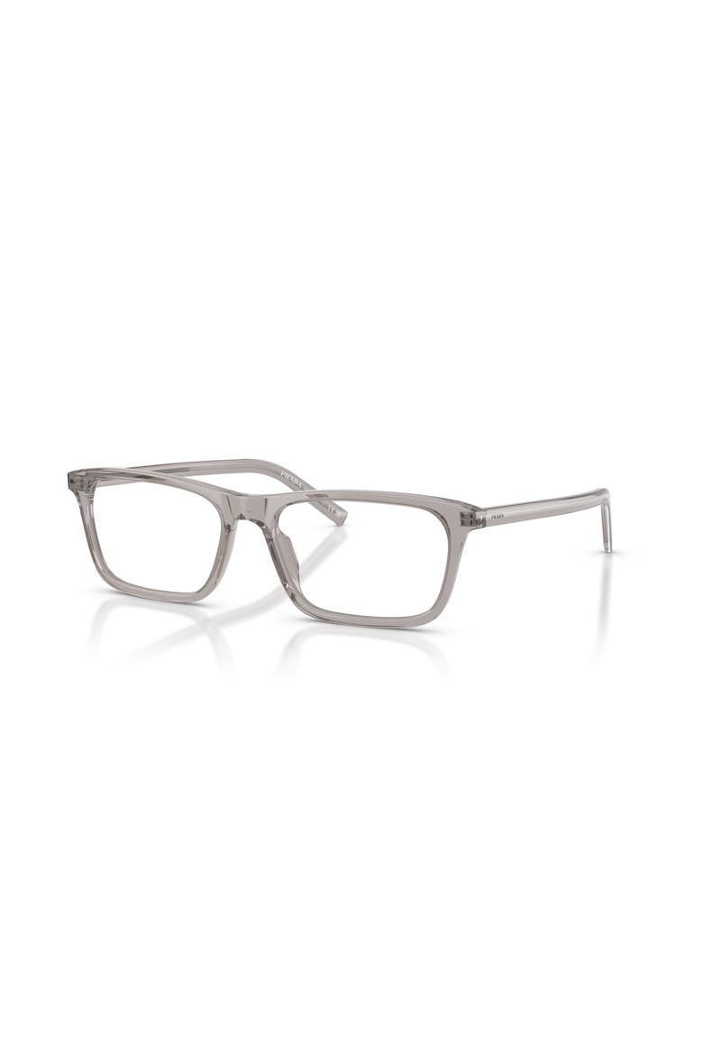 54mm Rectangle optical glasses, Main, color, Grey