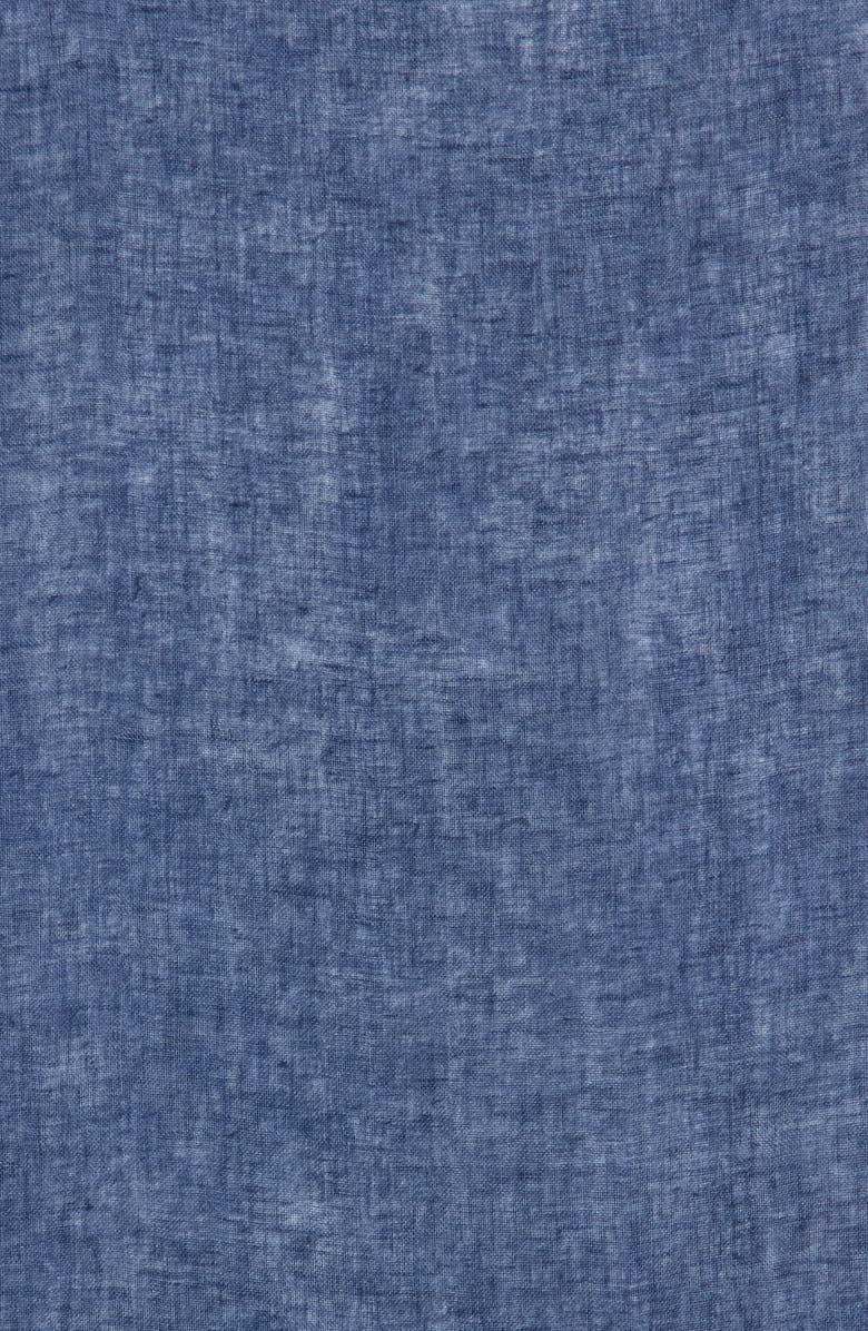 Eileen Fisher Doubleweave Organic Linen Scarf, Alternate, color, Ink