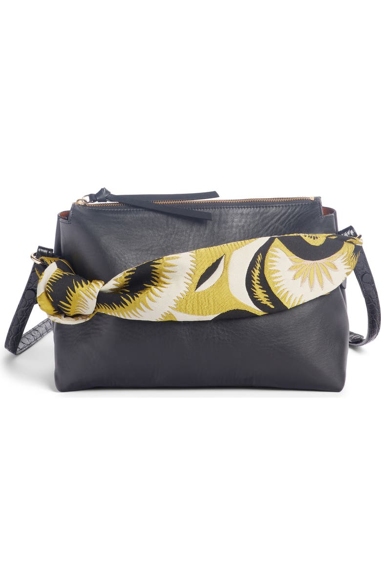 Dries Van Noten Scarf Handle Leather Bag, Main, color,