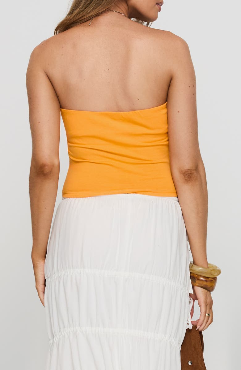 Princess Polly Peaches Graphic Tube Top, Alternate, color, Orange