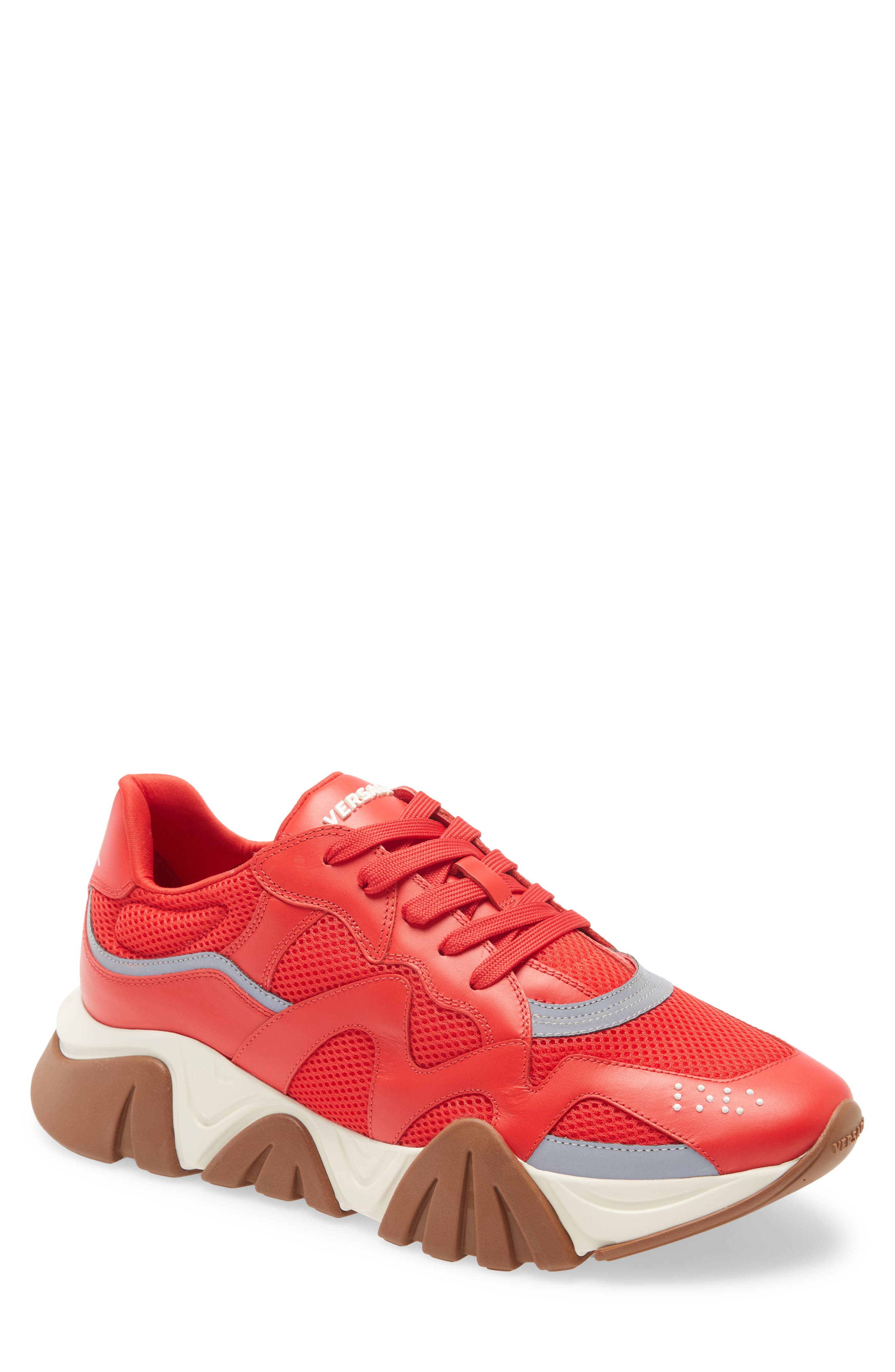 Versace Chunky Sole Sneaker, Main, color, 