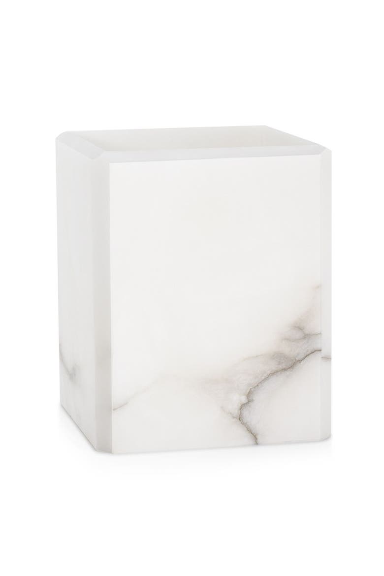 Roma Waste Basket, Main, color, WHITE