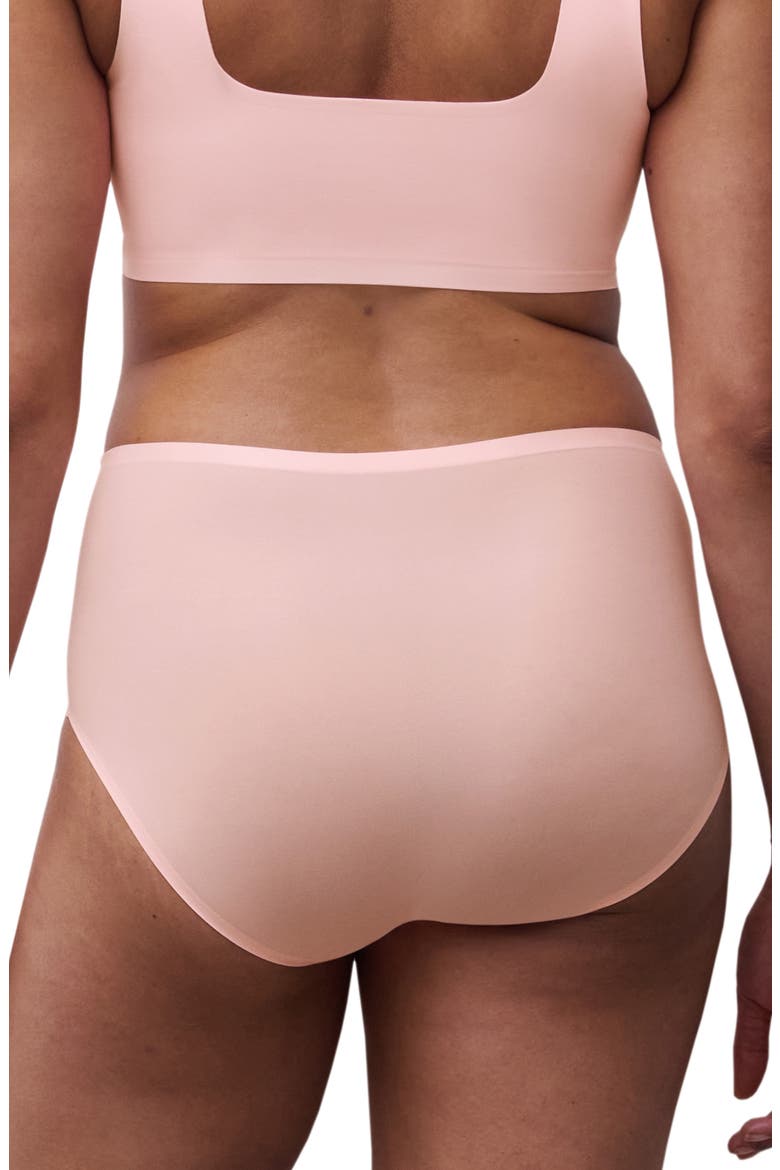 Soft Stretch High Waist Briefs, Alternate, color, FLUOR PINK