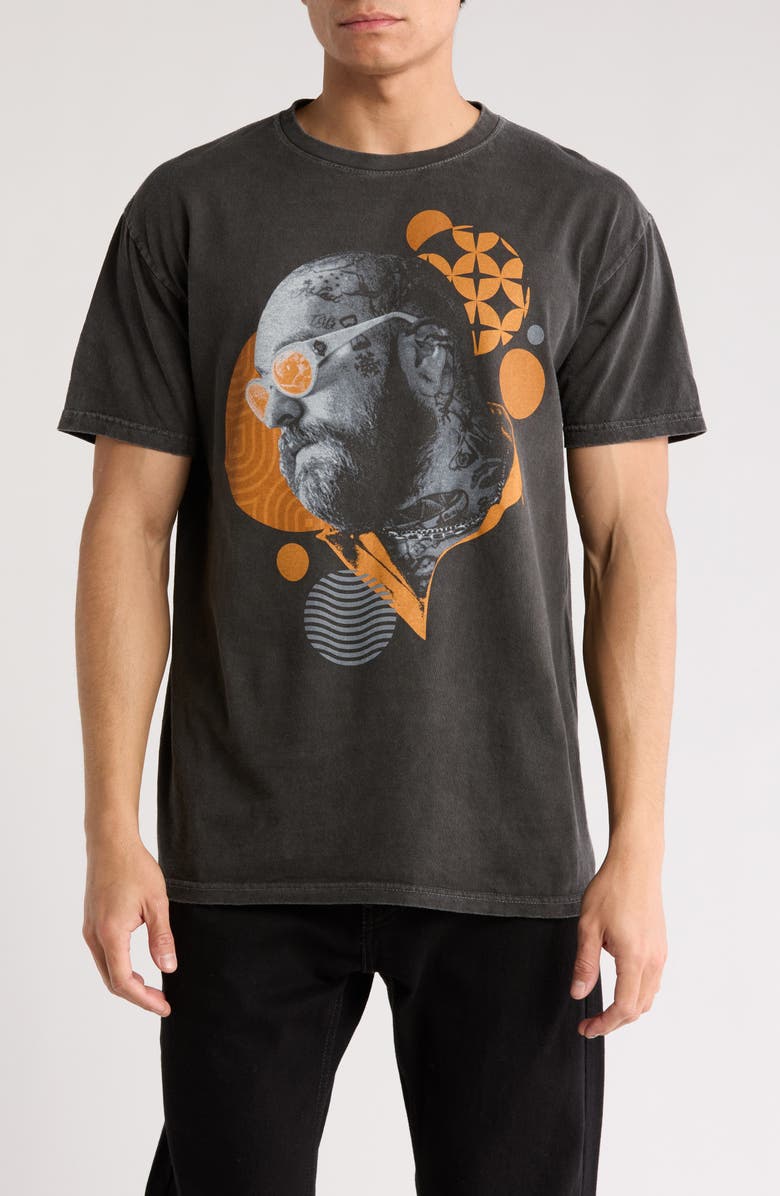 TRUST THE UNIVERSE Teddy Swims Cotton Graphic T-Shirt, Main, color,