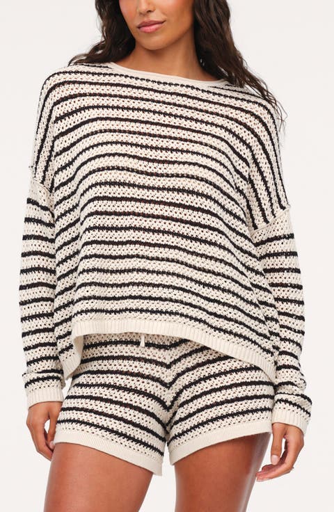Stripe Crochet Sweater