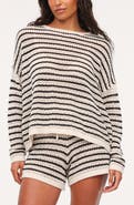 nuuds Stripe Crochet Sweater