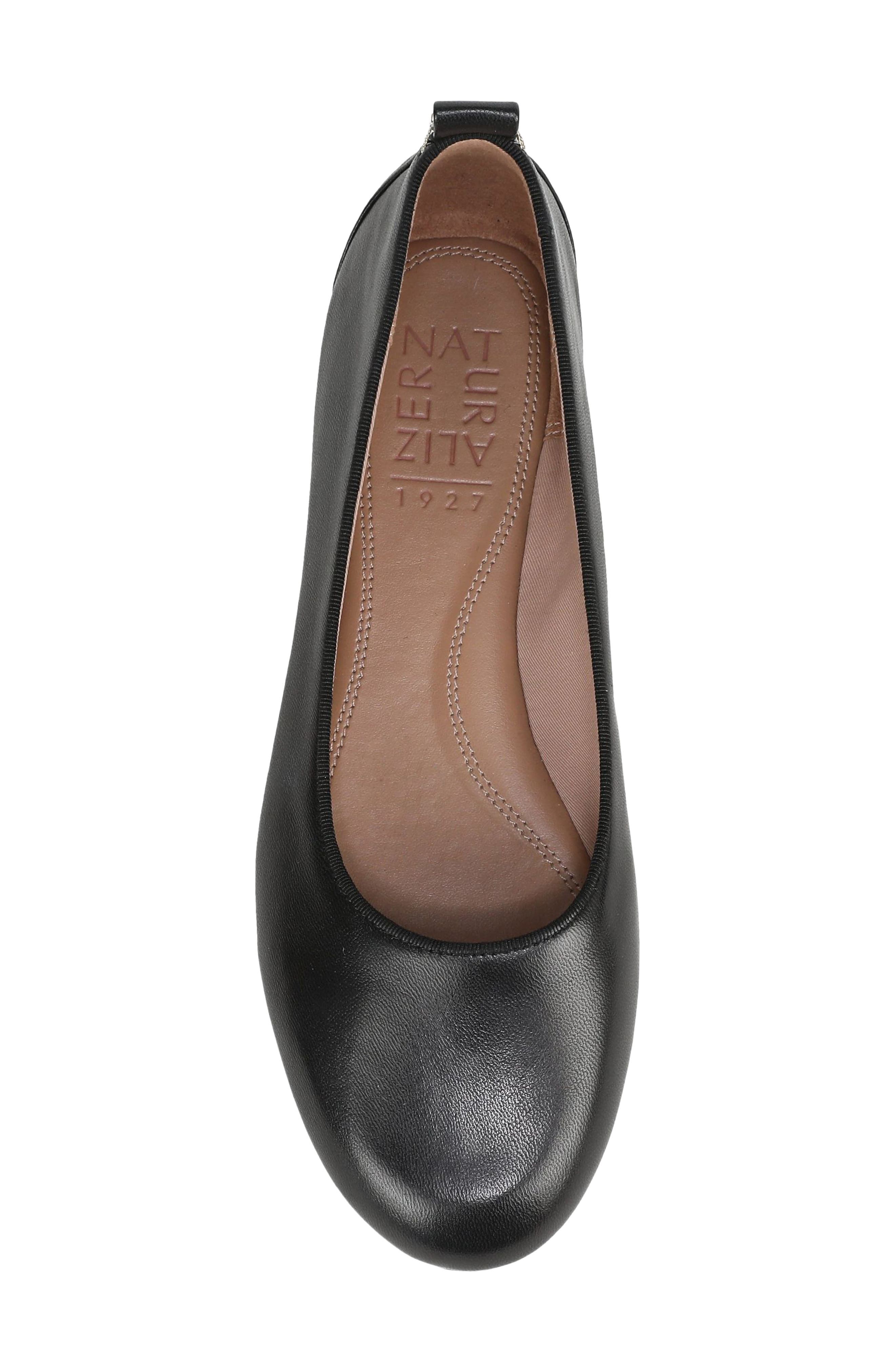 Naturalizer Ava Ballet Flat, Alternate, color, Black Leather