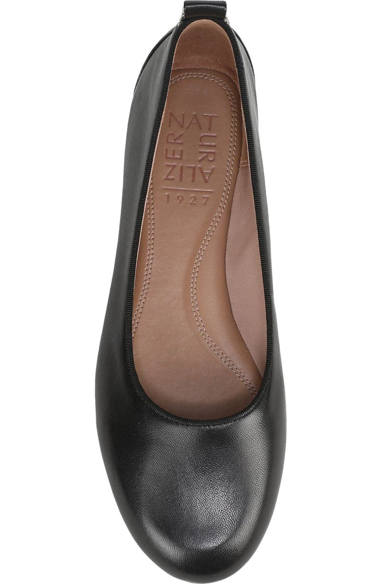 Naturalizer Ava Ballet Flat, Alternate, color, Black Leather