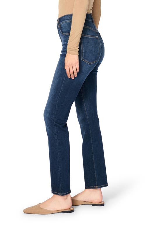 Warp & Weft Ase Stretch High Rise Straight Jean In Vroom In Vroom