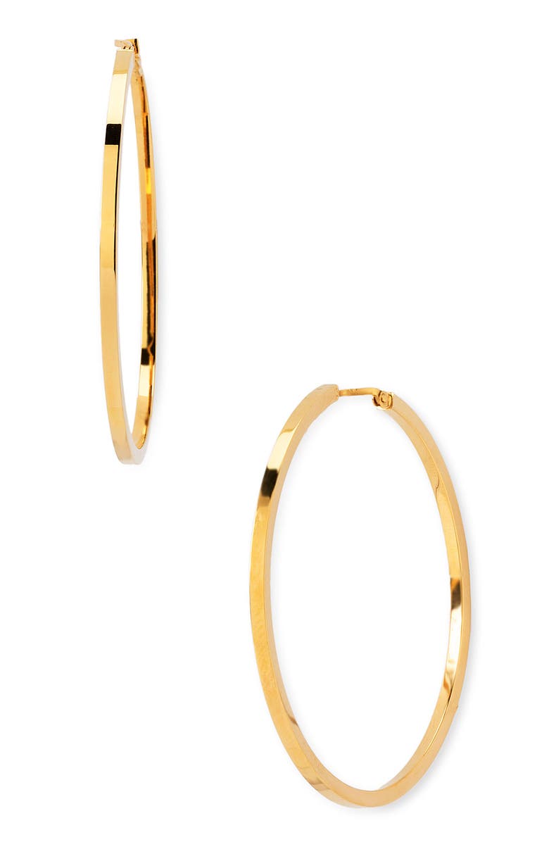 Charles Garnier 50mm 18k Gold Hoop Earrings, Main, color,