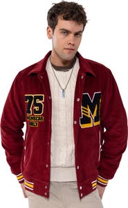 Members Only Corduroy Varsity Jacket