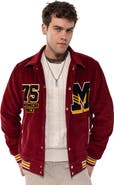 Members Only Corduroy Varsity Jacket