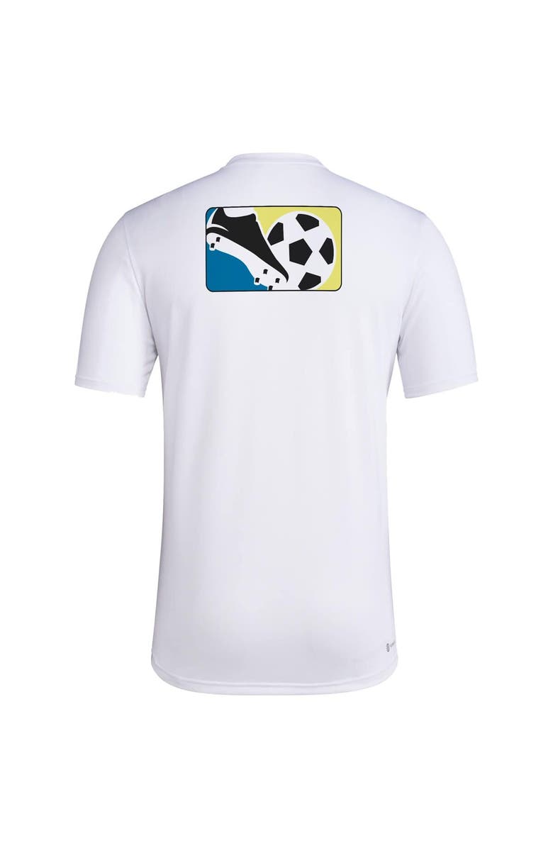 adidas Men's adidas White Sporting Kansas City 2024 Jersey Hook Pre-Match T-Shirt, Alternate, color, White