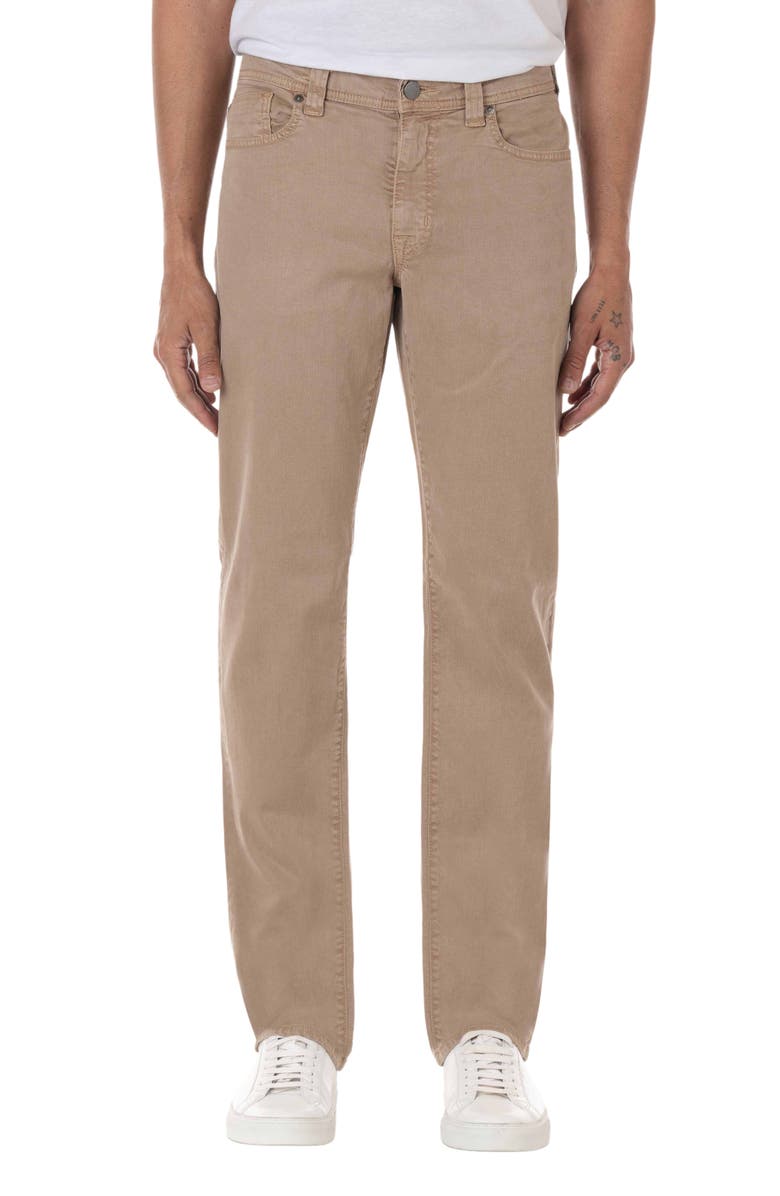 Fidelity Denim Jimmy Slim Straight Leg Jeans, Main, color, Almond