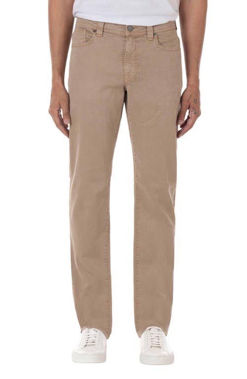 Fidelity Denim Jimmy Slim Straight Leg Jeans in Almond 