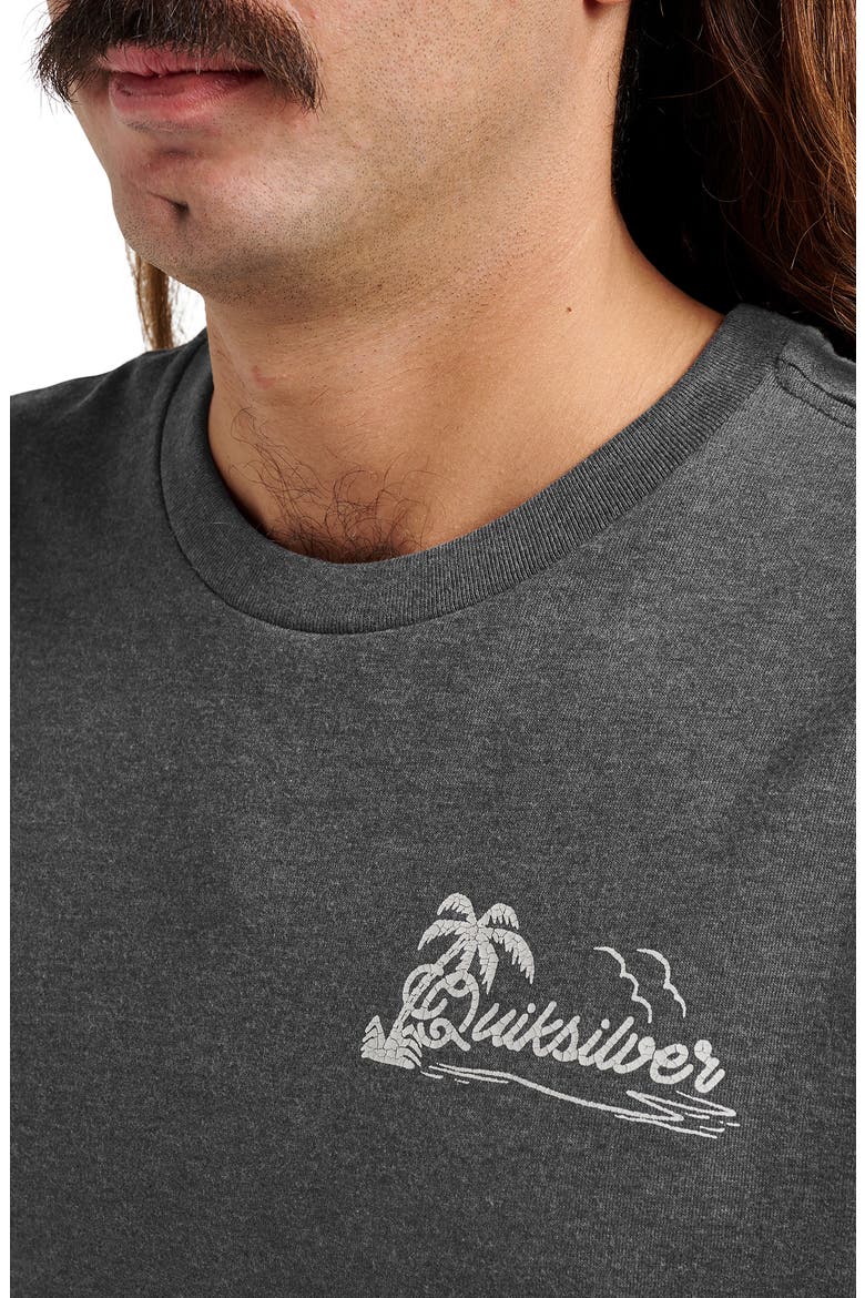 Island Vibin' Graphic T-Shirt, Alternate, color, CHARCOAL HEATHER