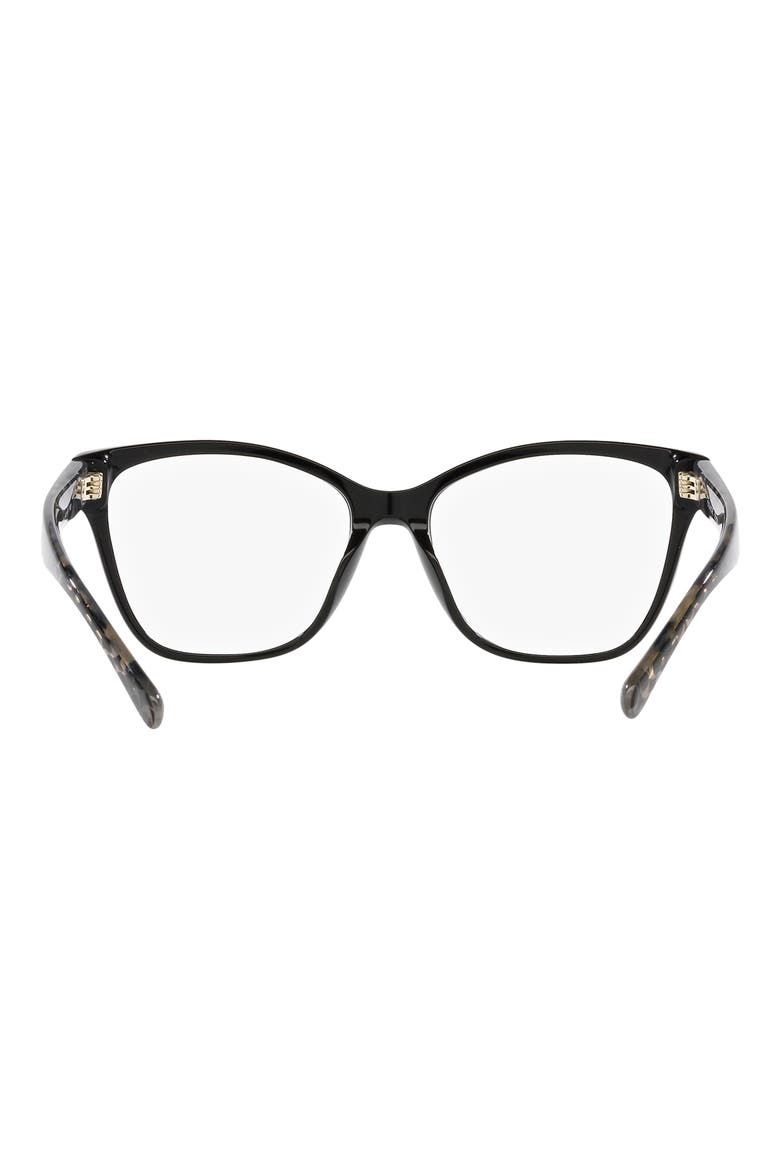 54mm Square Optical Glasses, Alternate, color, BLACK