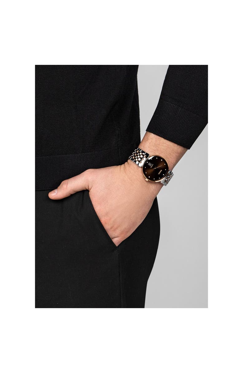 RADO Florence Diamond Bracelet Watch, 38mm, Alternate, color, 