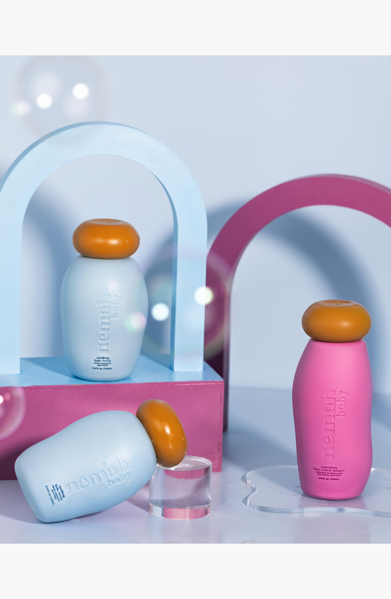 Nēmah Bath-Time Trio, Alternate, color, Light Blue | Pink