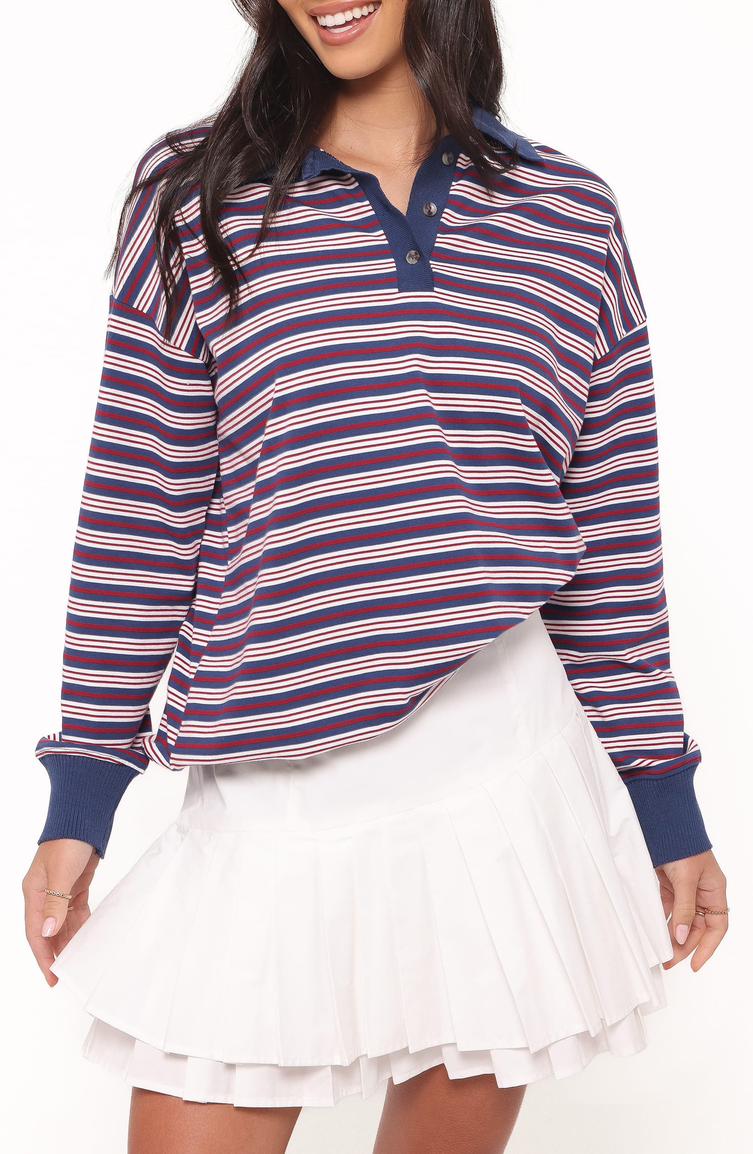 selected NAVY STRIPE