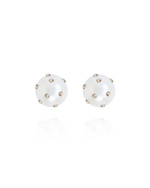 Gaia Jet Petite Earrings