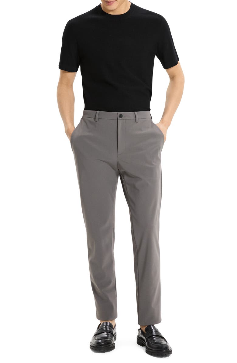 Theory Zaine Precision Ponte Knit Pants, Alternate, color, Carbon - Bax