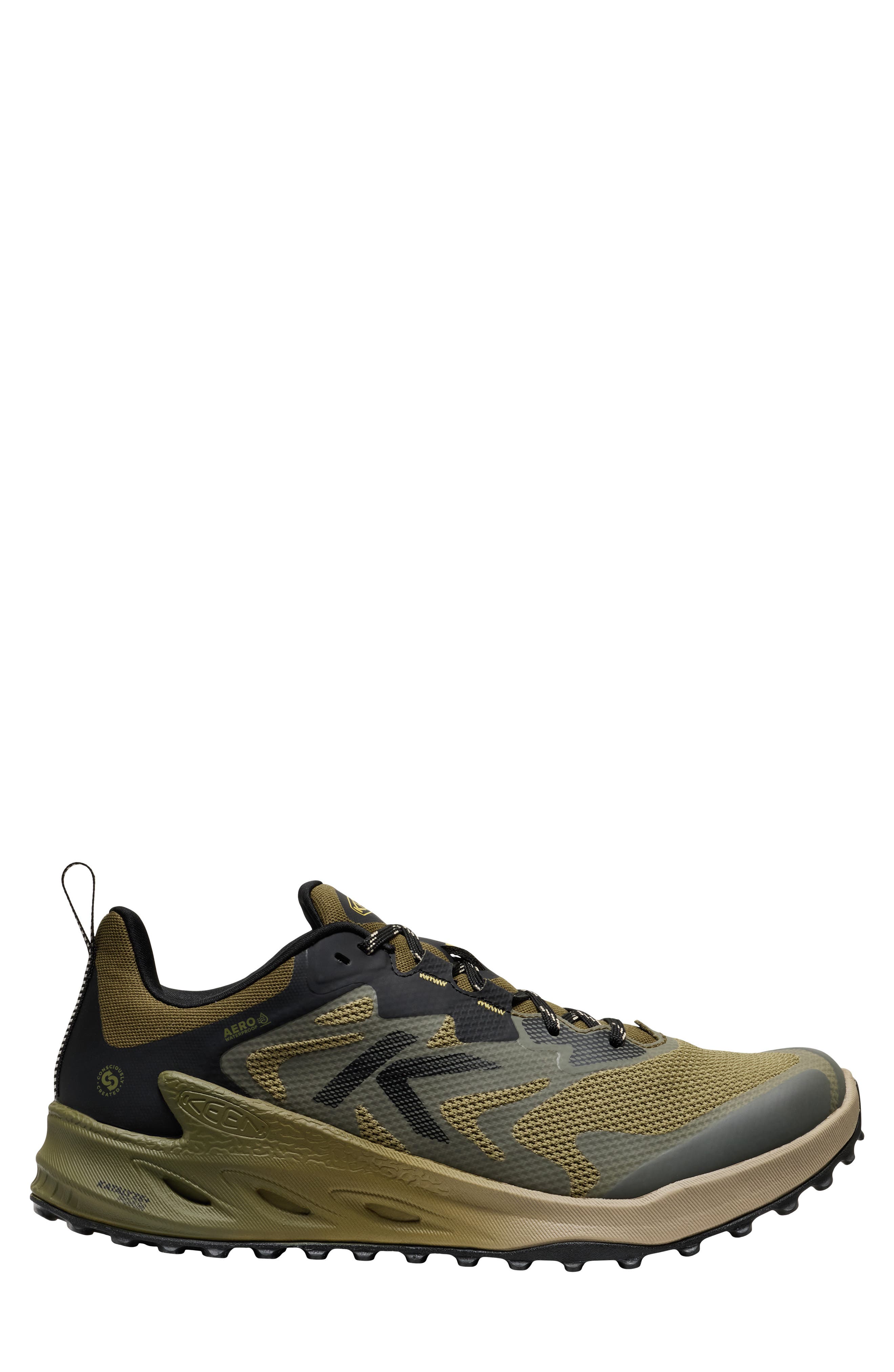 KEEN Zionic NXT Waterproof Hiking Sneaker, Alternate, color, Martini Olive/ Lemon Curry