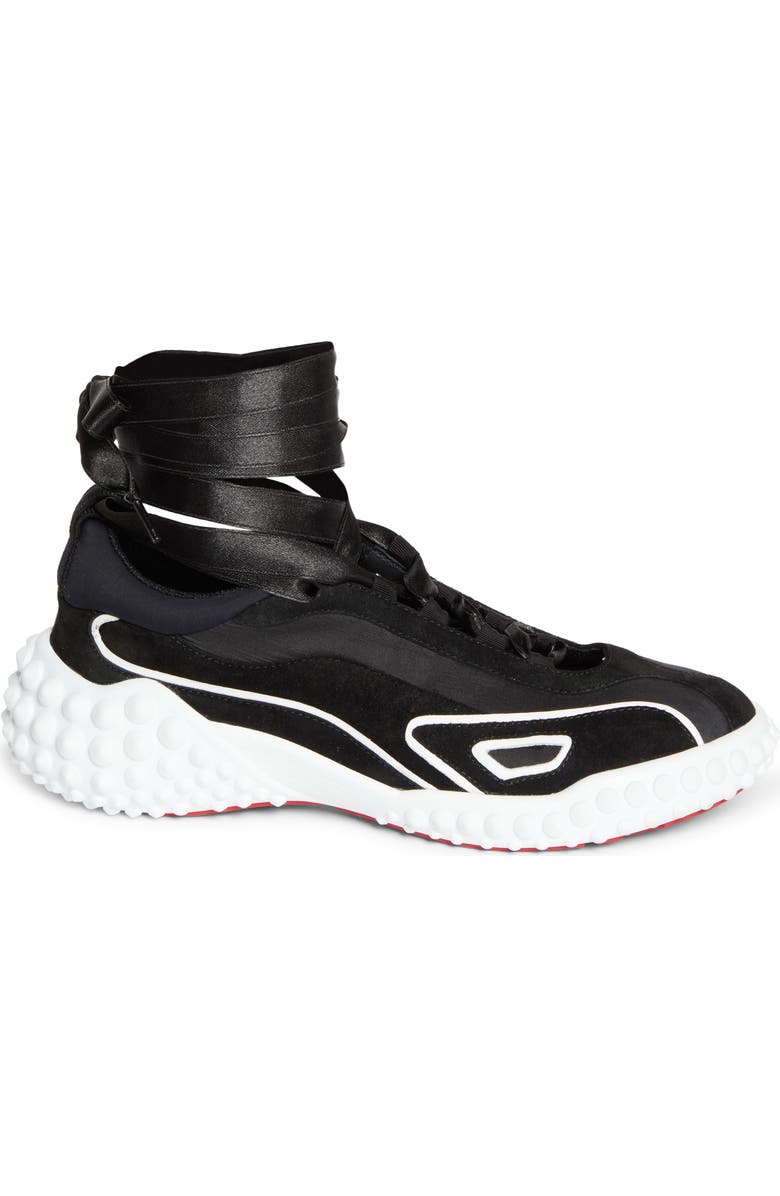 Christian Louboutin Mara Ankle Tie Sneaker, Alternate, color,