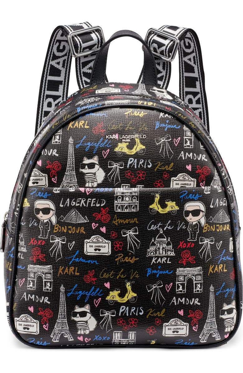 KARL LAGERFELD PARIS Maybelle Backpack, Main, color,