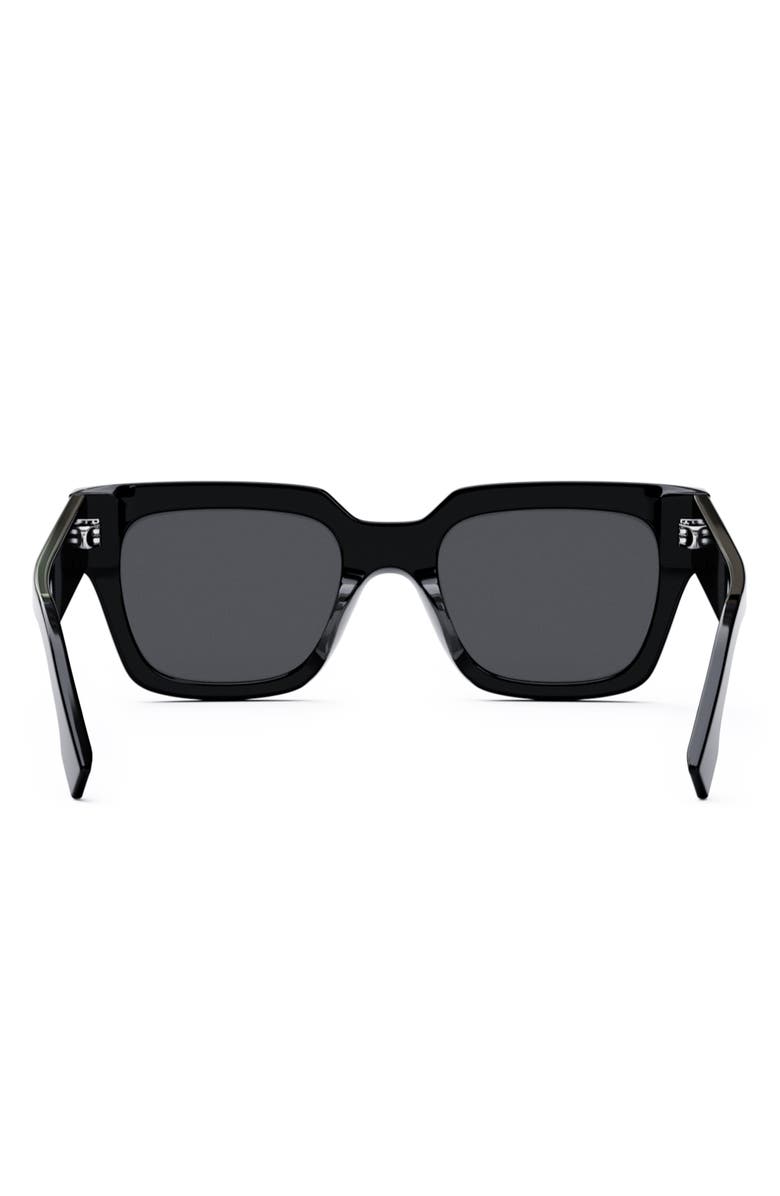 Fendi 'Fendigraphy 51mm Geometric Sunglasses, Alternate, color, 