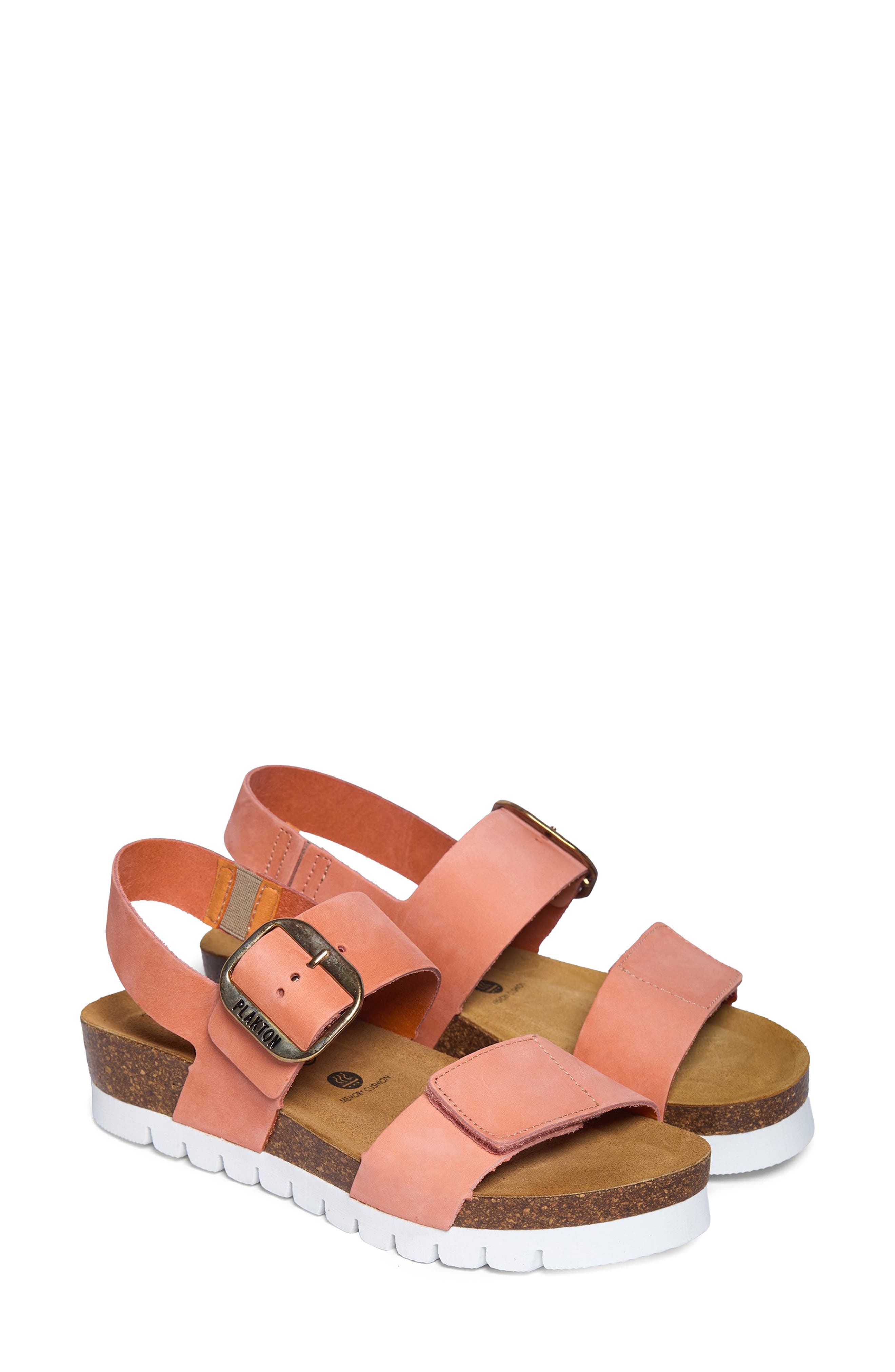 Condor Slingback Sandal, Main, color, PEACH NOBUCK