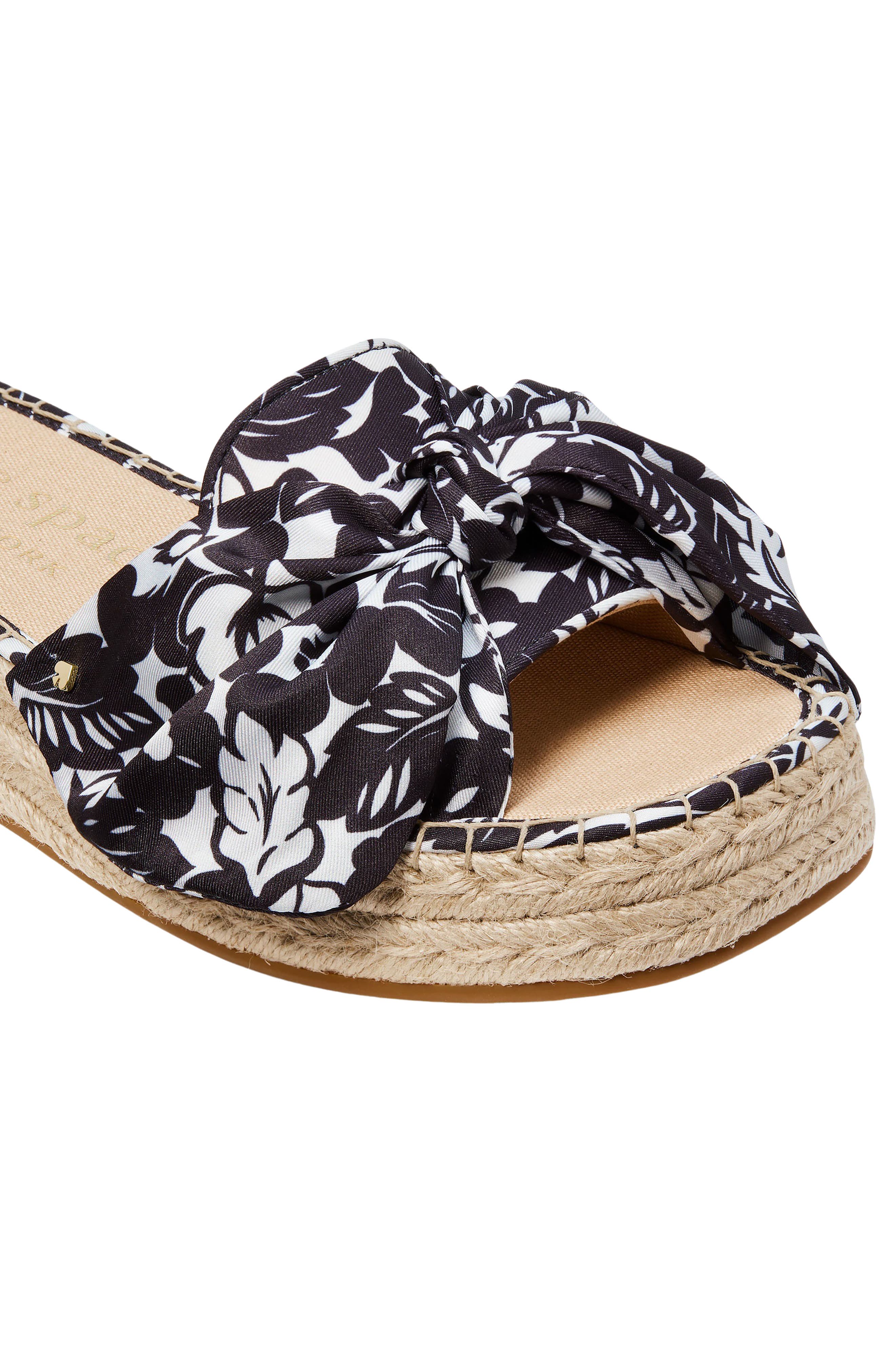Kate Spade New York lucie espadrille platform slide sandal, Alternate, color, 