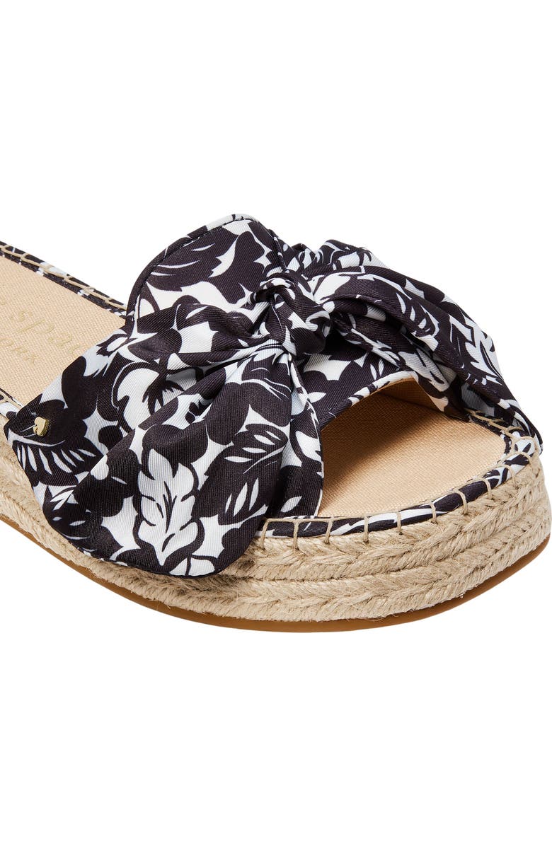 Kate Spade New York lucie espadrille platform slide sandal, Alternate, color,