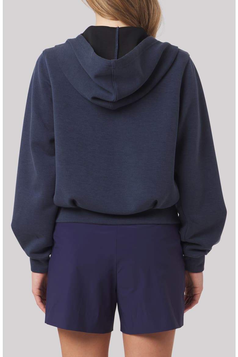 Molly Lightweight Performance Full Zip Hoodie, Alternate, color, LEGACY NAVY BLUE
