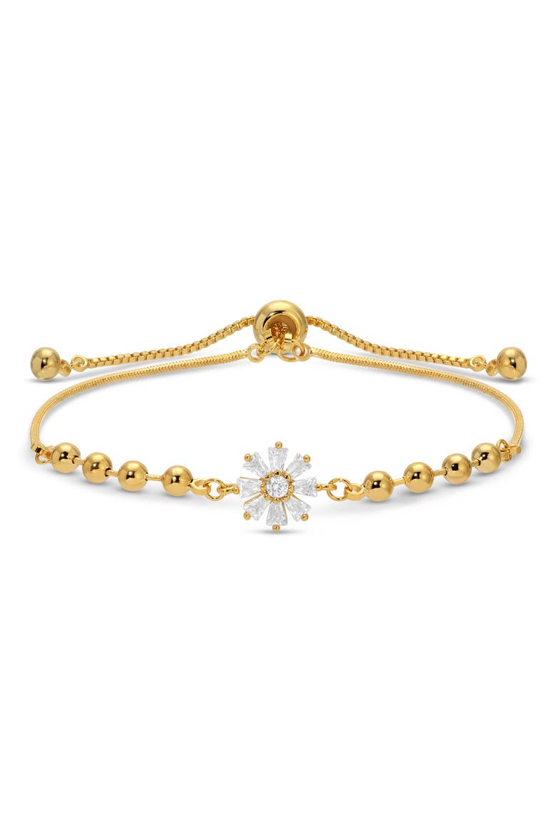 Alba Set of 2 Cubic Zirconia Bolo Bracelets, Alternate, color, GOLD