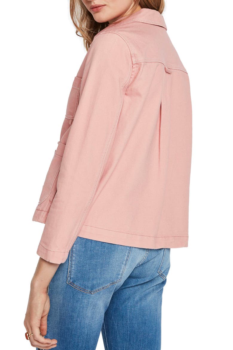 Workwear Cotton Jacket, Alternate, color, MALOJA PINK