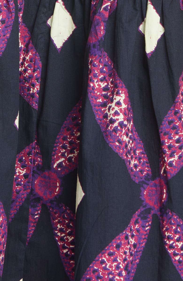 Ulla Johnson Nora Puff Sleeve Midi Dress, Alternate, color, 