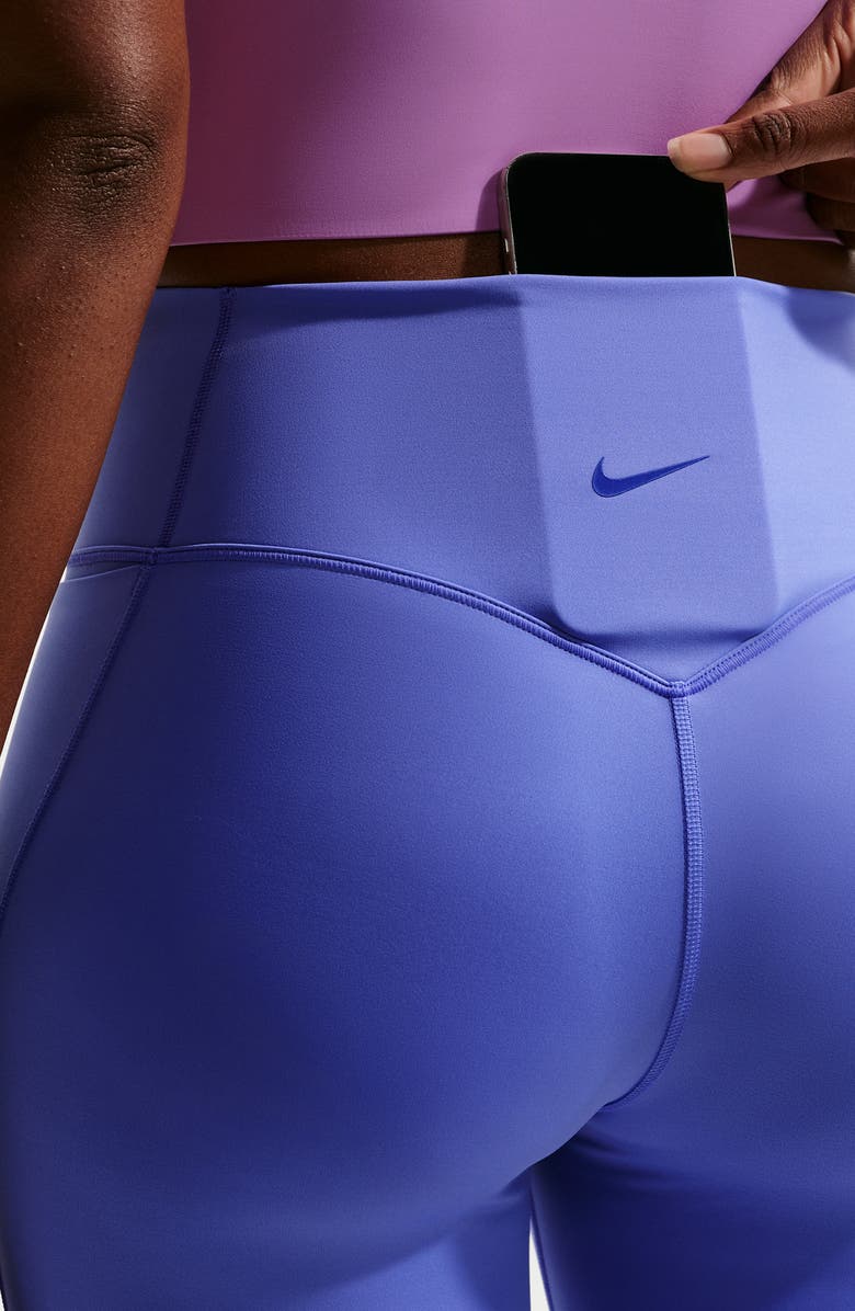 Nike Universa Medium-Support High-Waisted Pocket Biker Shorts, Alternate, color, 570 Sapphire/Blue/Night