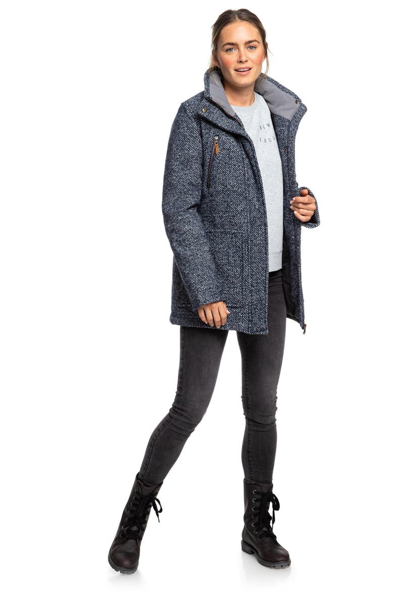 Dawn Hooded Coat, Alternate, color, MEDIEVAL BLUE