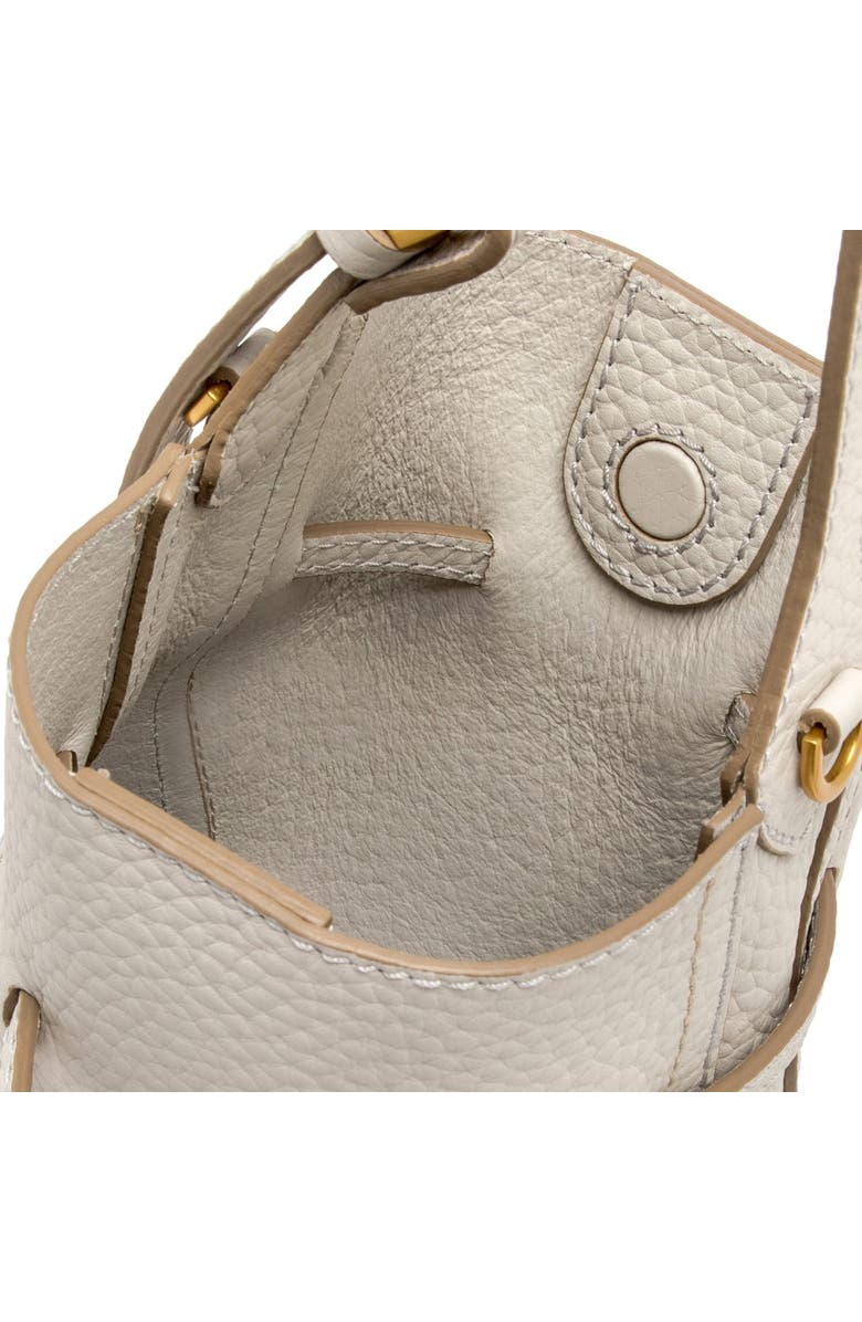 Gianni Chiarini Sienna Off White Leather Bucket Bag, Alternate, color, Off-White