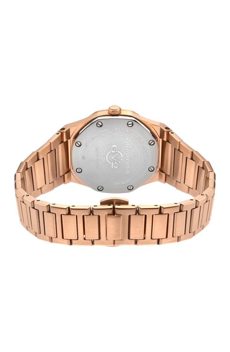 GV2 Women's GV2 Palmanova Black Dial Watch, 33mm, Alternate, color,